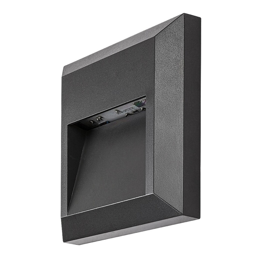 Rabalux-lampa, väggmonterad, utomhus, LED 4 W, antracit, Trento, 4 stycken