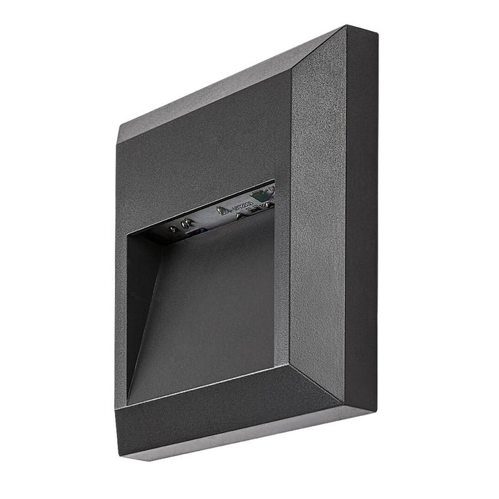 Rabalux-lampa, väggmonterad, utomhus, LED 4 W, antracit, Trento, 4 stycken
