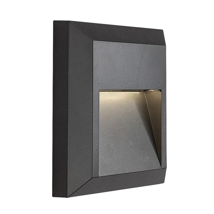Rabalux-lampa, väggmonterad, utomhus, LED 4 W, antracit, Trento, 4 stycken