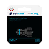 Cellfast ENERGO G3/4''-anslutning med utvändig gänga
