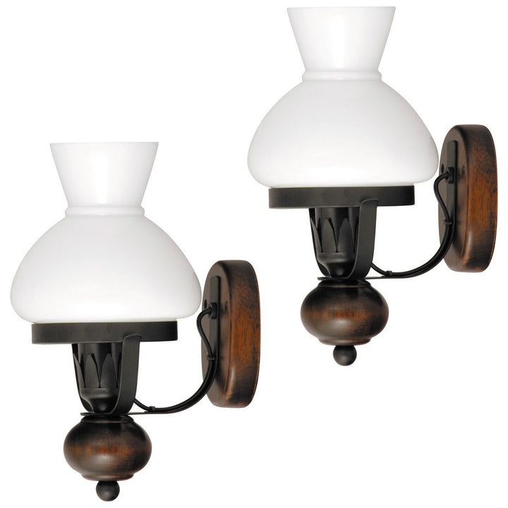 Vägglampa RABALUX PETRONEL 7077 för vardagsrum, matsal och sovrum, 2 st
