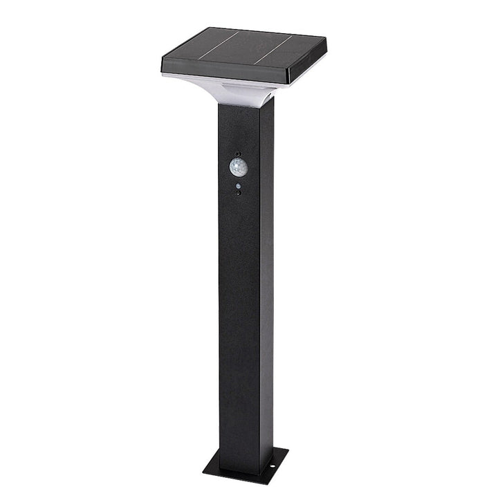 Rabalux-lampa, utomhus, solcellsdriven, golvlampa, LED 4 W, IP44, svart, Geleen, 4 stycken