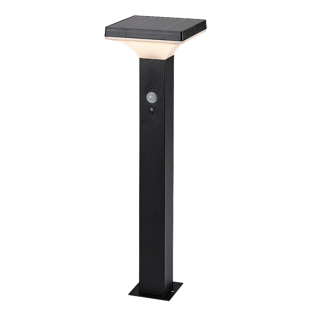 Rabalux-lampa, utomhus, solcellsdriven, golvlampa, LED 4 W, IP44, svart, Geleen, 4 stycken