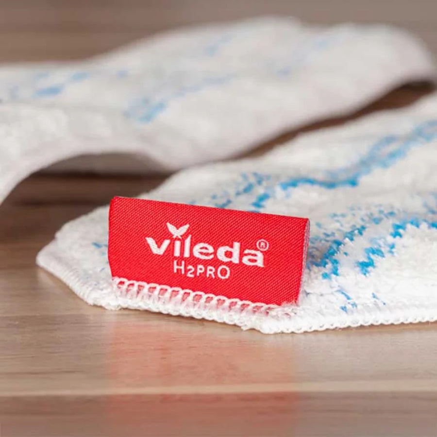 Vileda H2prO-insats till plattmopp, av mikrofiber, kan tvättas i tvättmaskin, 175786, 3 stycken
