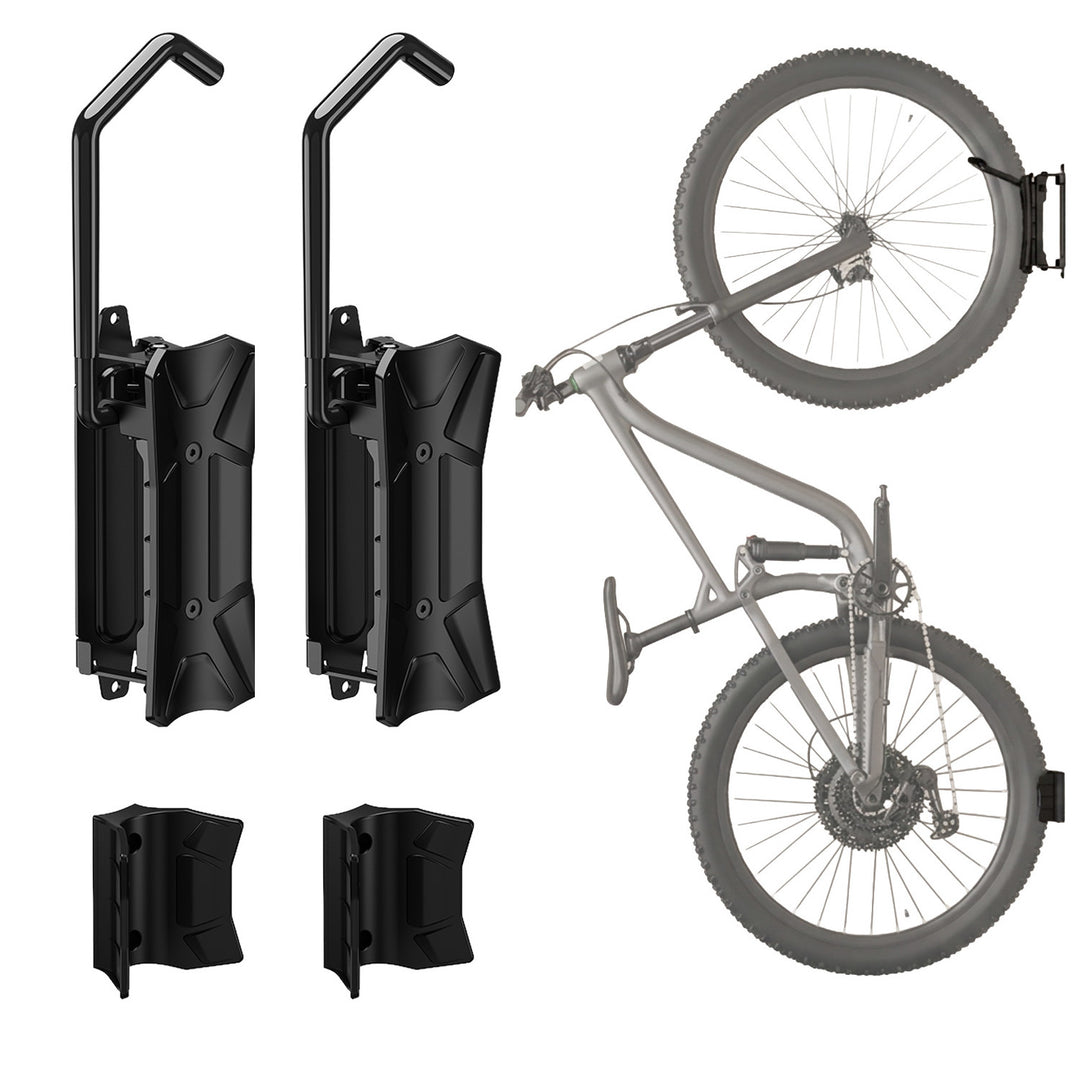Maclean cykelhållare/vägghängare, max. belastning 35 kg, justerbar lutningsvinkel, stål, MC-171, 2 st.
