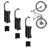 Maclean cykelhållare/vägghängare, max. belastning 35 kg, justerbar lutningsvinkel, stål, MC-171, 3 stycken