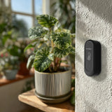 GreenBlue extern WiFi-sensor för temperatur och luftfuktighet, Android/iOS, 3,0 V DC, LR03x2, IP65, GB741 + 2 st. R-03 LR03 AAA-alkaliska batterier från Varta Industrial 4003