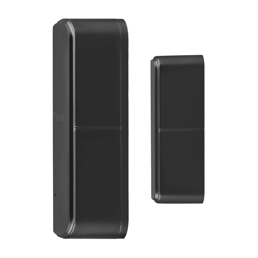 Trådlös kontaktor/öppningssensor med WiFi från GreenBlue, Android/iOS, för dörrar/fönster, 3,0 V DC, LR03x2, GB479 B, 2 st + 4 st AAA-alkaliska batterier från Varta Industrial 4003