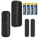 Trådlös kontaktor/öppningssensor med WiFi från GreenBlue, Android/iOS, för dörrar/fönster, 3,0 V DC, LR03x2, GB479 B, 2 st + 4 st AAA-alkaliska batterier från Varta Industrial 4003