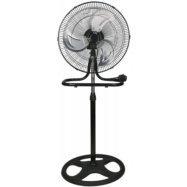 LTC-golvfläkt, 18", svart, justerbar höjd, effekt 50 W, LXWT04C