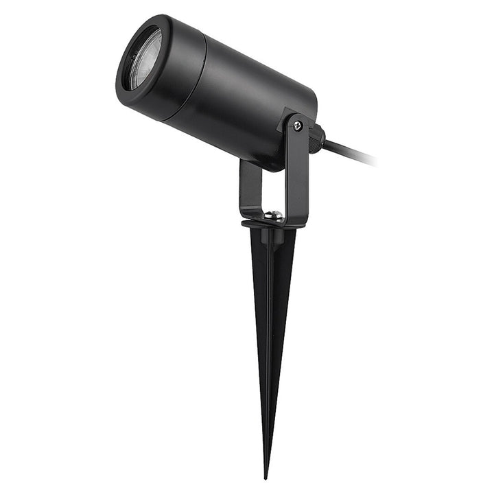 Rabalux Krobia marklampa, IP65, svart, GU10-gänga, max 4 W, 7814