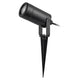Rabalux Krobia marklampa, IP65, svart, GU10-gänga, max 4 W, 7814