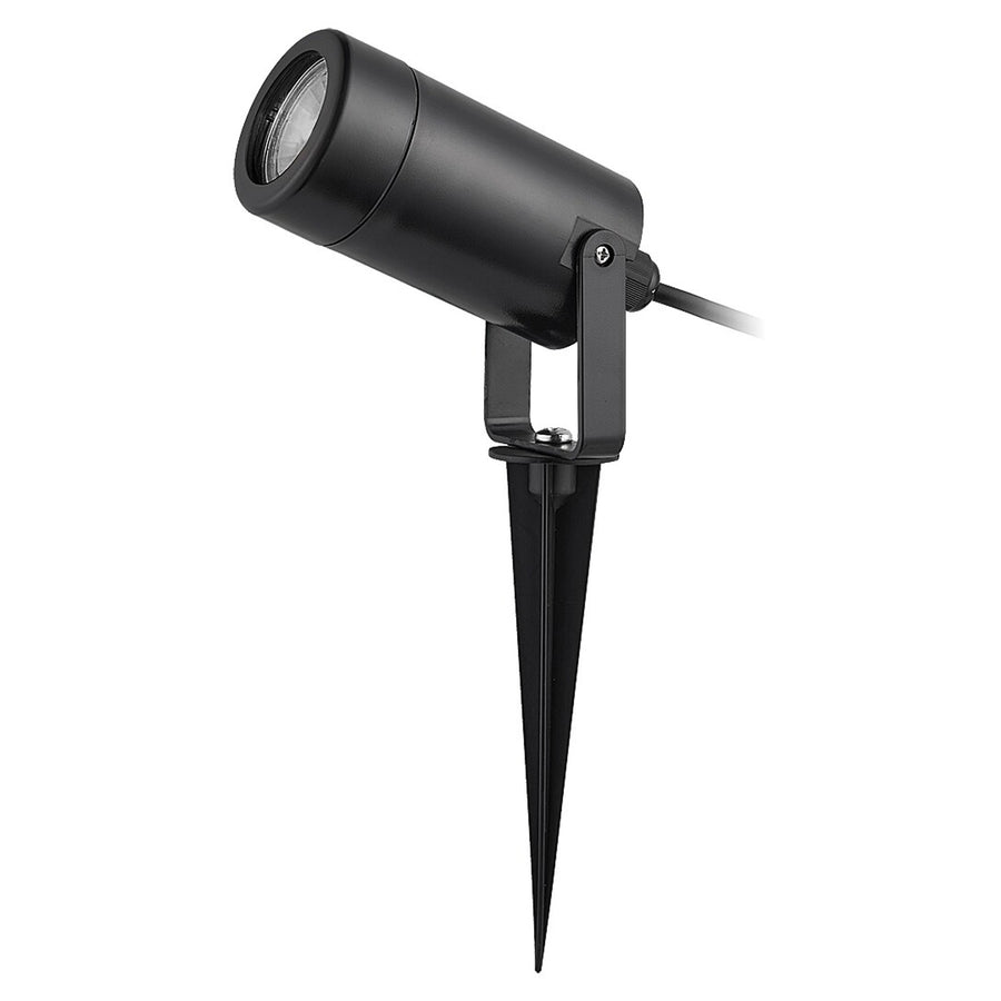 Rabalux Krobia marklampa, IP65, svart, GU10-gänga, max 4 W, 7814