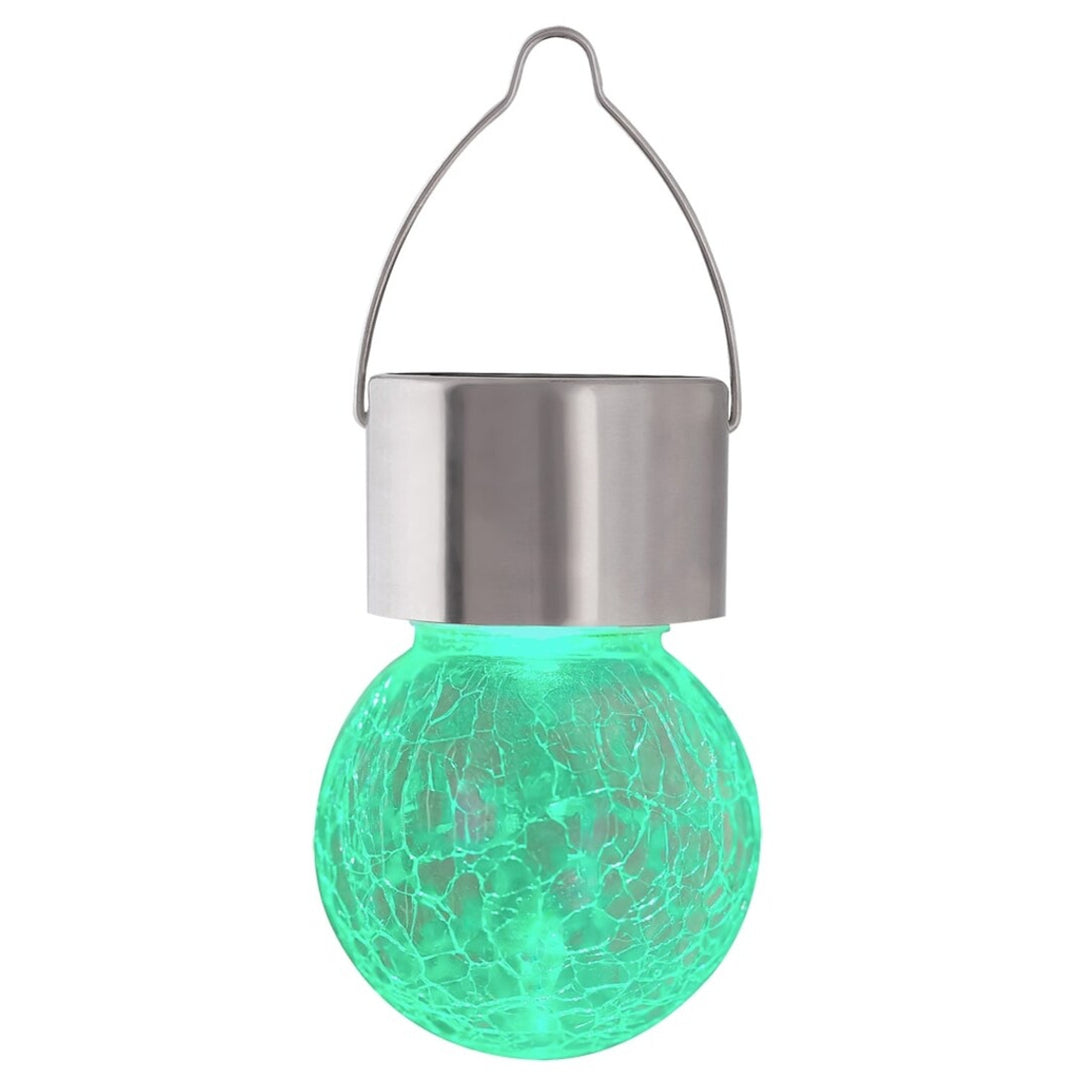 Rabalux Yola solcellslampa, 1 lm, IP44, färg: satinkrom, LED 0,06 W, 7850