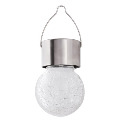 Rabalux Yola solcellslampa, 1 lm, IP44, färg: satinkrom, LED 0,06 W, 7850