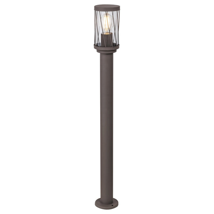 Rabalux Budapest trädgårdsstativlampa, IP44, färg: brun, E27-gänga, max 40 W, 8890