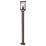 Rabalux Budapest trädgårdsstativlampa, IP44, färg: brun, E27-gänga, max 40 W, 8890