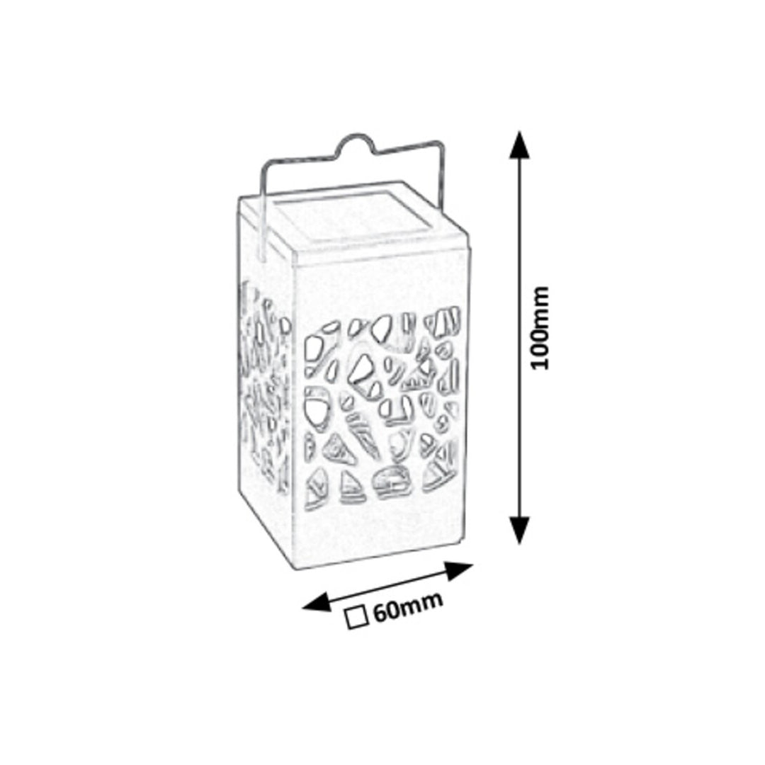 Mora solcellslampa, 1 lm, skyddsklass IP23, färg: svart, LED 0,07 W, 8948