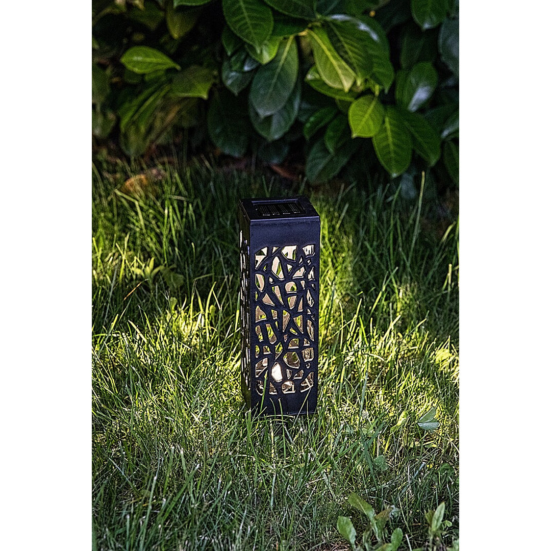 Mora solcellslampa, 2 lm, skyddsklass IP23, färg: svart, LED 0,16 W, 8949