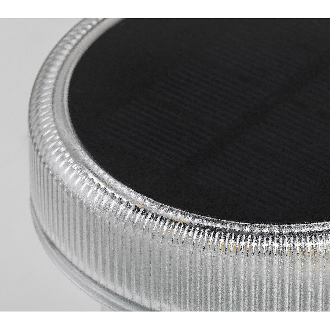 Trillo LED-solcellslampa 0,3 W, skymningssensor, transparent, IP65, K 4000, 77175