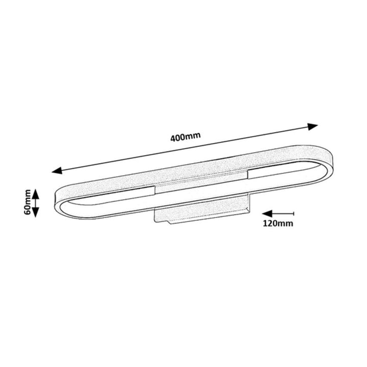 Badrumslampa Rabalux Odran, LED 15 W, IP44, 4000 K, 75055