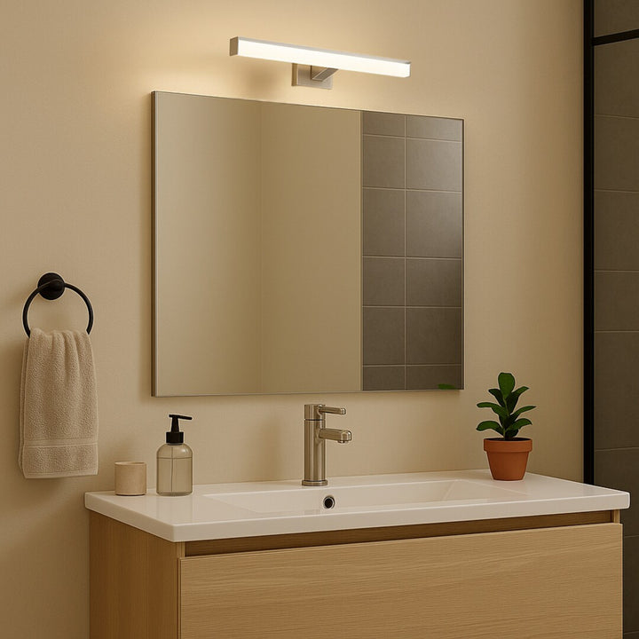 Badrumslampa Rabalux Oliro LED 6 W, krom, IP44, 4000 K, 75048