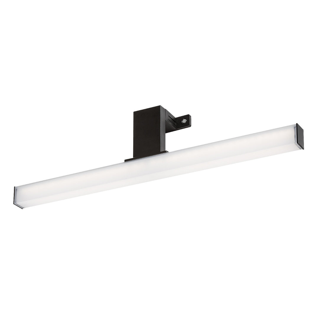 Badrumslampa Rabalux Oliro LED 6 W, svart, IP44, 4000 K, 75051