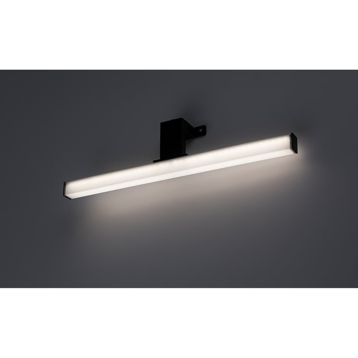 Badrumslampa Rabalux Oliro LED 6 W, svart, IP44, 4000 K, 75051
