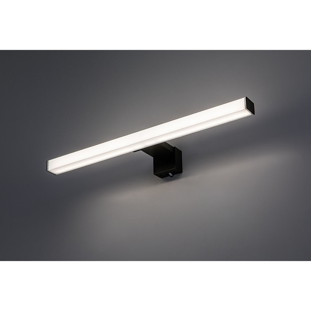 Badrumslampa Rabalux Oliro LED 6 W, svart, IP44, 4000 K, 75051