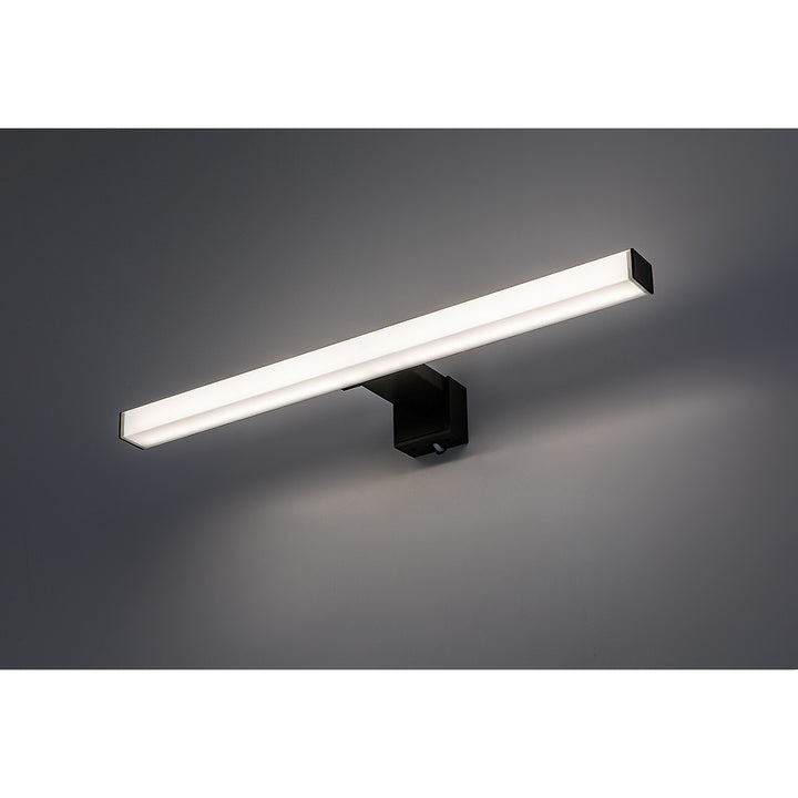 Badrumslampa Rabalux Oliro LED 6 W, svart, IP44, 4000 K, 75051