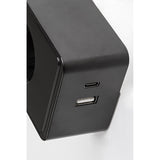Rabalux Tivro vägglampa, LED 4 W, svart, IP20, 3 färgtemperaturer: 3000, 4000, 6000, 71283