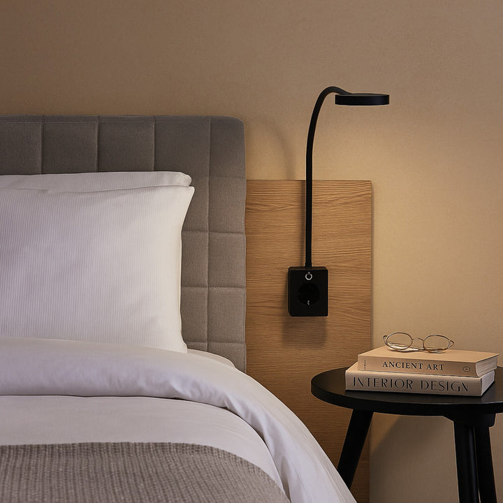 Rabalux Tivro vägglampa, LED 4 W, svart, IP20, 3 färgtemperaturer: 3000, 4000, 6000, 71283