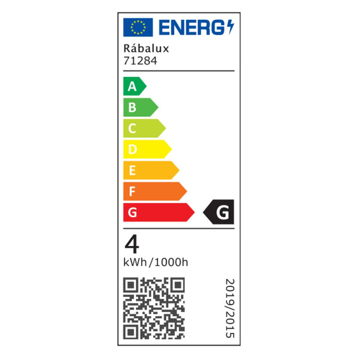 Rabalux Tivro vägglampa, LED 4 W, svart, IP20, 3 färgtemperaturer: 3000, 4000, 6000, 71284