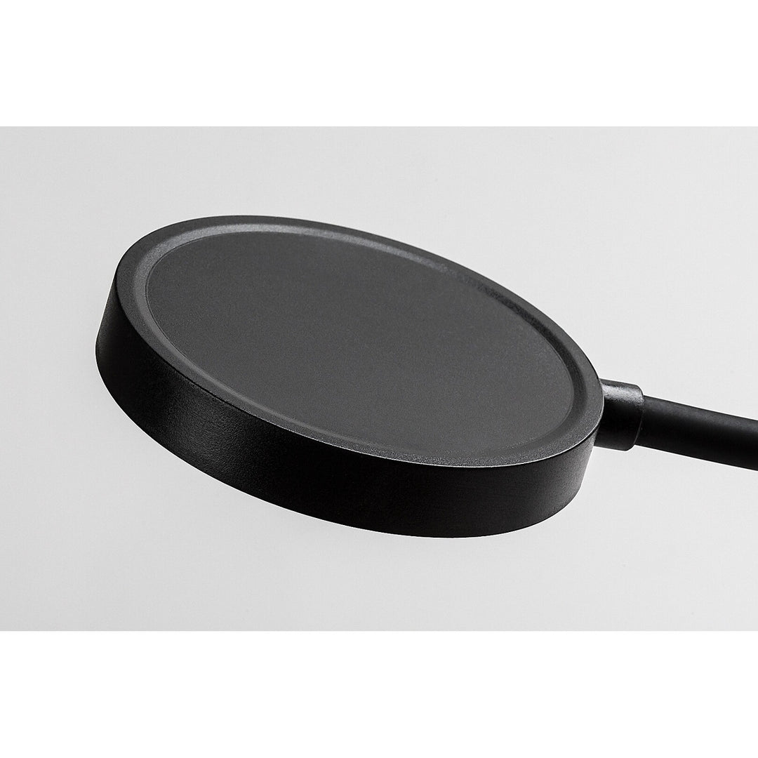 Rabalux Tivro vägglampa, LED 4 W, svart, IP20, 3 färgtemperaturer: 3000, 4000, 6000, 71284
