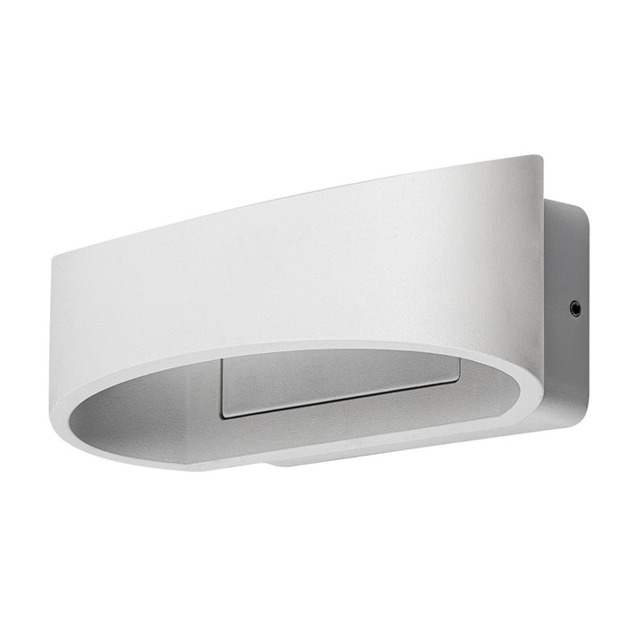 Rabalux Gerla utomhusvägglampa, vit, LED 9 W, IP54, 3000 K, 77178