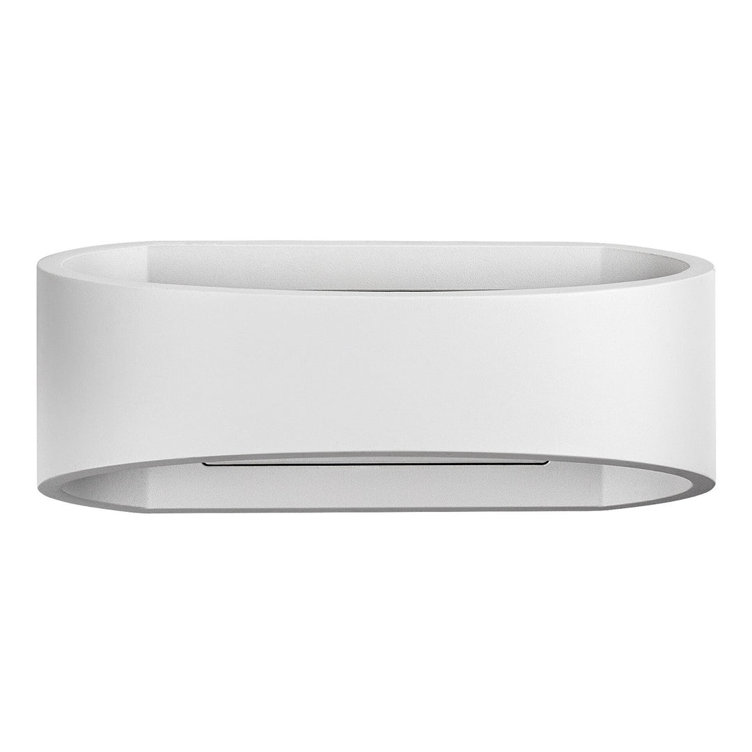 Rabalux Gerla utomhusvägglampa, vit, LED 9 W, IP54, 3000 K, 77178