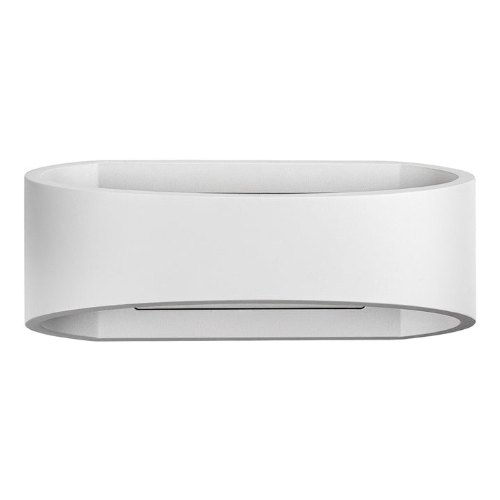 Rabalux Gerla utomhusvägglampa, vit, LED 9 W, IP54, 3000 K, 77178