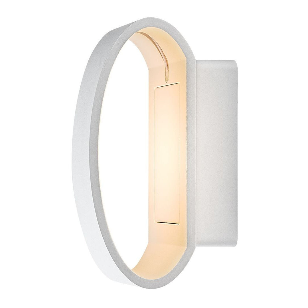 Rabalux Gerla utomhusvägglampa, vit, LED 9 W, IP54, 3000 K, 77178