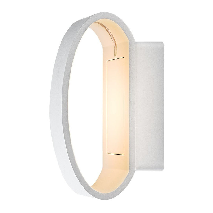 Rabalux Gerla utomhusvägglampa, vit, LED 9 W, IP54, 3000 K, 77178
