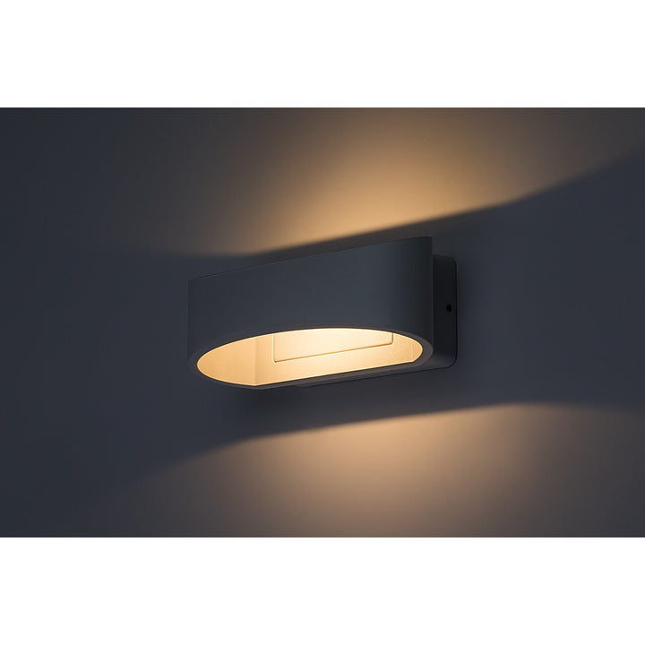 Rabalux Gerla utomhusvägglampa, vit, LED 9 W, IP54, 3000 K, 77178
