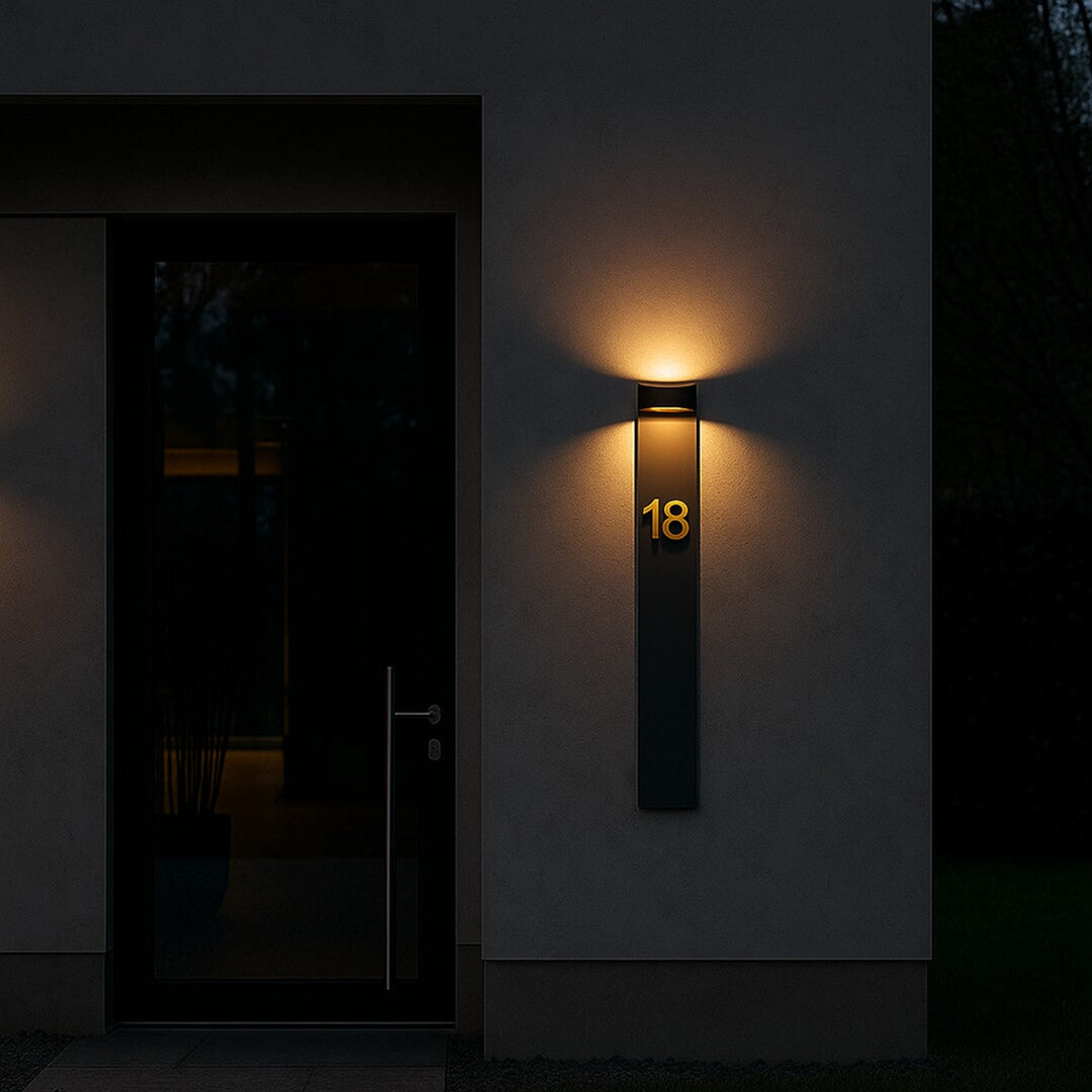 Rabalux Gerla utomhusvägglampa, antracit, LED 9 W, IP54, 3000 K, 77179