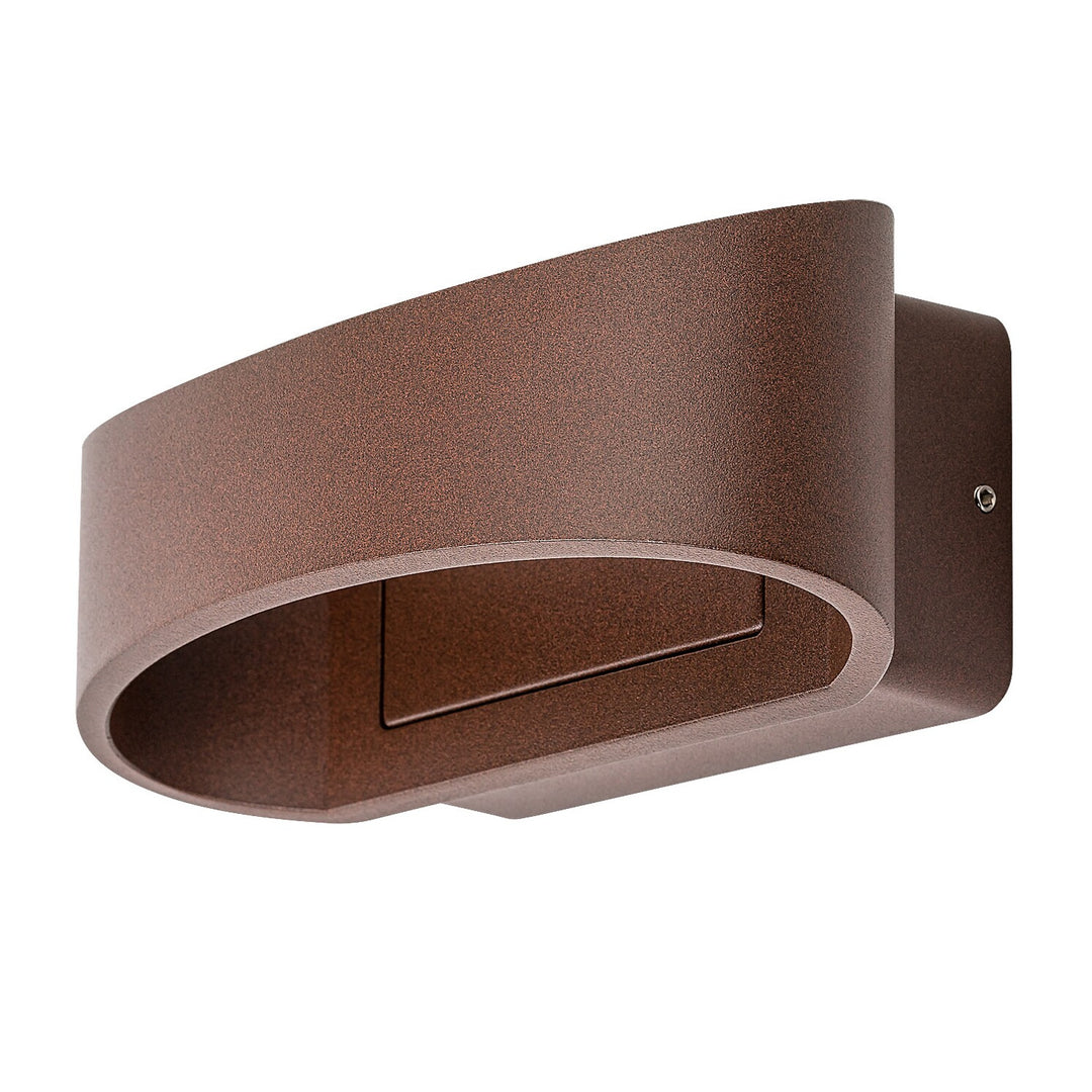 Rabalux Gerla utomhusvägglampa, brun, LED 9 W, IP54, 3000 K, 77180