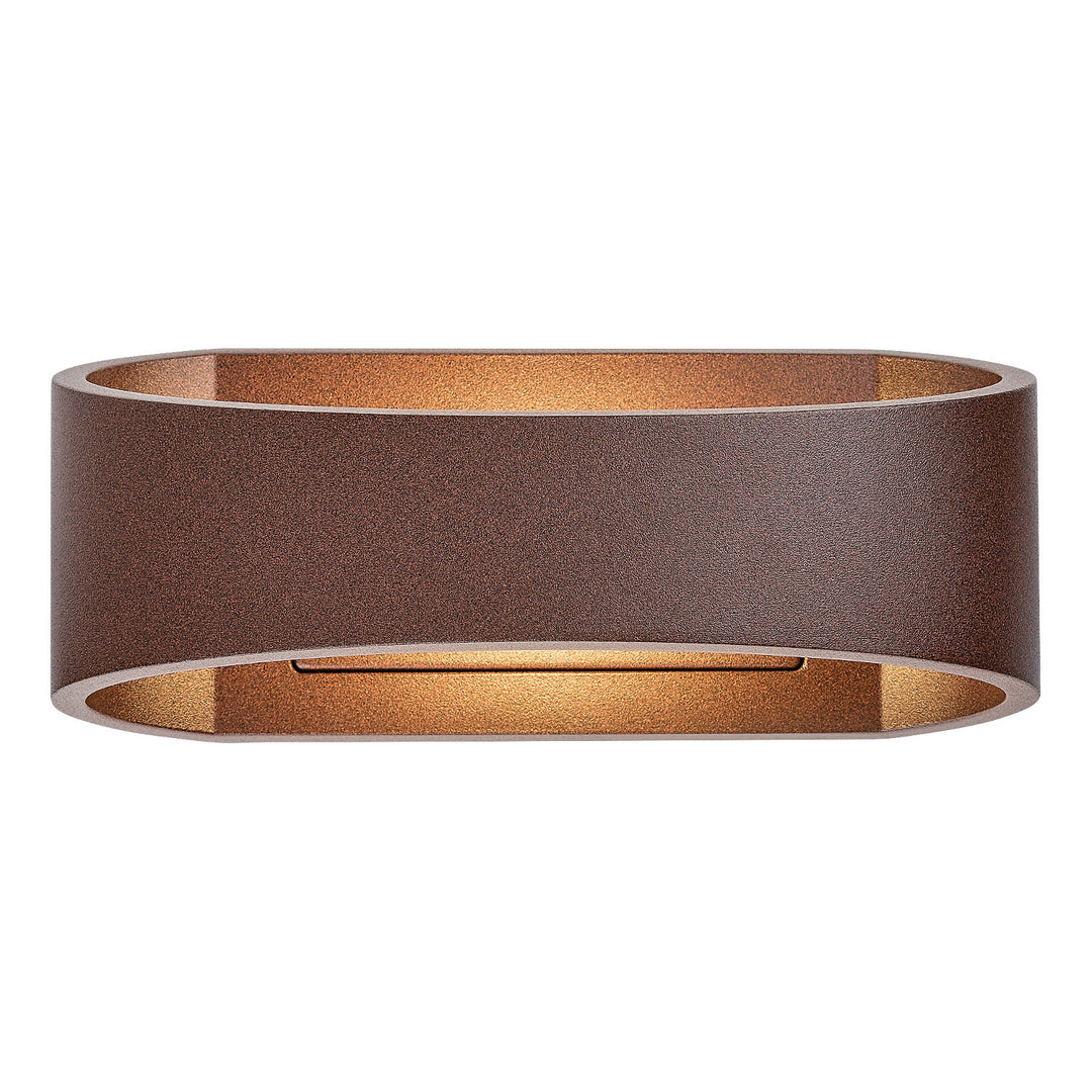 Rabalux Gerla utomhusvägglampa, brun, LED 9 W, IP54, 3000 K, 77180