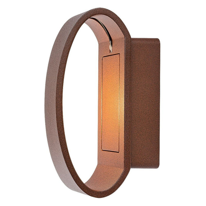 Rabalux Gerla utomhusvägglampa, brun, LED 9 W, IP54, 3000 K, 77180