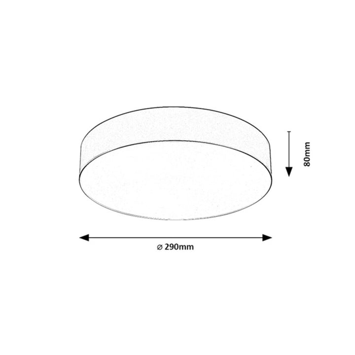 Rabalix Dolen-lampa, svart, 2x E27, max 9 W, IP43, 75065