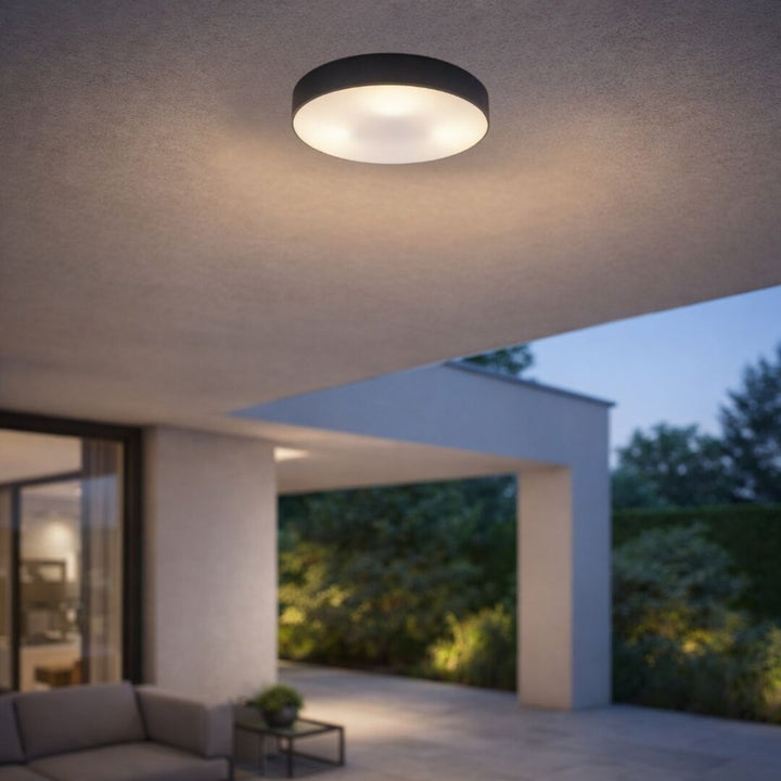 Rabalix Dolen-lampa, svart, 2x E27, max 9 W, IP43, 75065