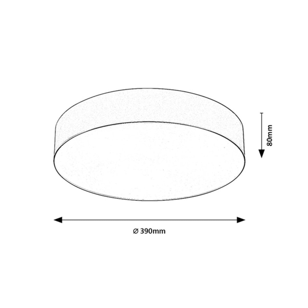 Rabalix Dolen-lampa, gråbeige, 3x E27, max 9 W, IP43, 75068