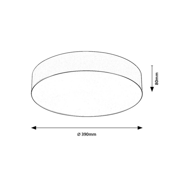 Rabalix Dolen-lampa, gråbeige, 3x E27, max 9 W, IP43, 75068