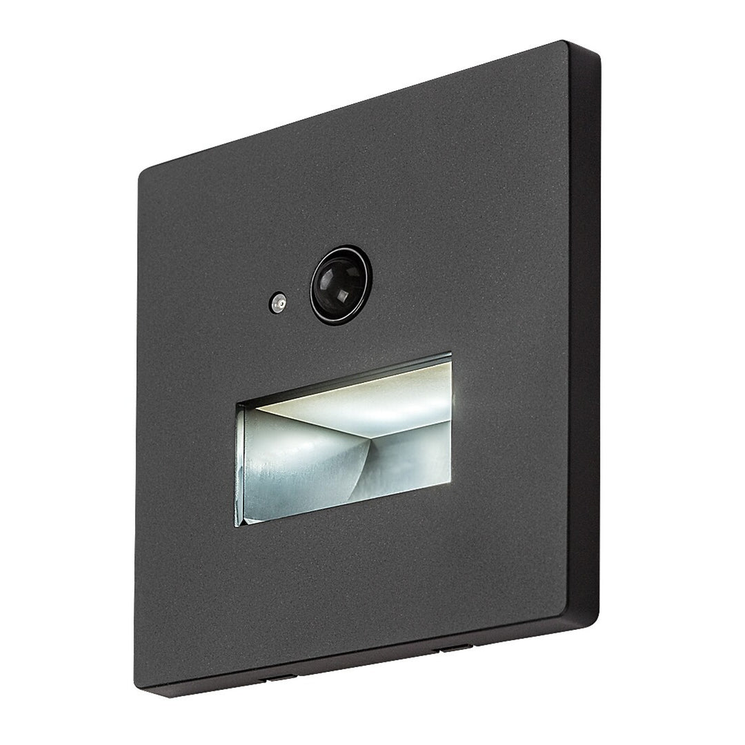 Lunca LED-lampa 1 W IP20 svart 3000, 4500, 6500 K rörelsesensor, ljussensor, 77197