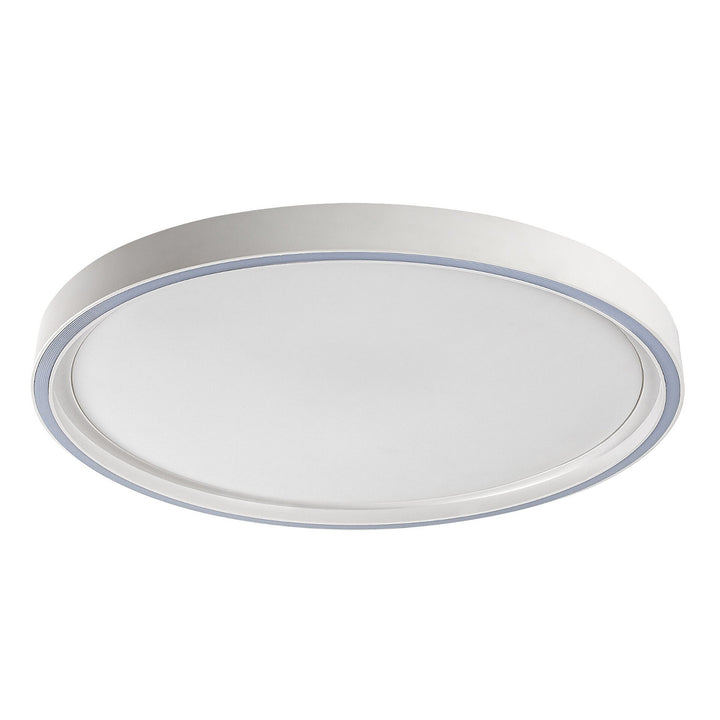 Taklampa Rabalux Zerina, 31 W, IP40, vit, 3000–6500 K, minnesfunktion, med fjärrkontroll, timerfunktion, nattlampeffekt, 75086